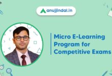 Anujjindal.in Platform Introduces Micro E-learning Program for Competitive Exams
