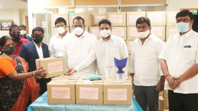 Lokaa Foundation distributes 5000 "lifesaving covid safety kits" n worth Rs 900 each across Telangana to Isolation Centers meant for Covid Positives
