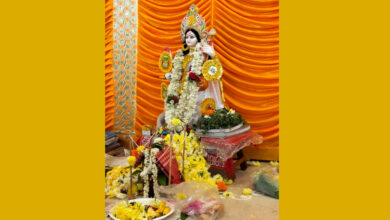 Alaapi organised Saraswati Puja on the occasion of Basant Panchami.
